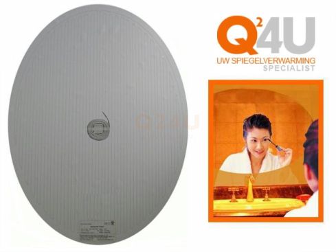 Calefacción para espejo ovalada a medida - 24 Volt