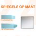 Spiegel op maat 6 mm vierkant (Poly geslepen)