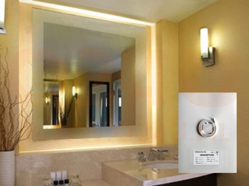 Calefacción para espejo de baño Rectángulo 500 × 700 mm, 50 x 70 cm - 230 volt